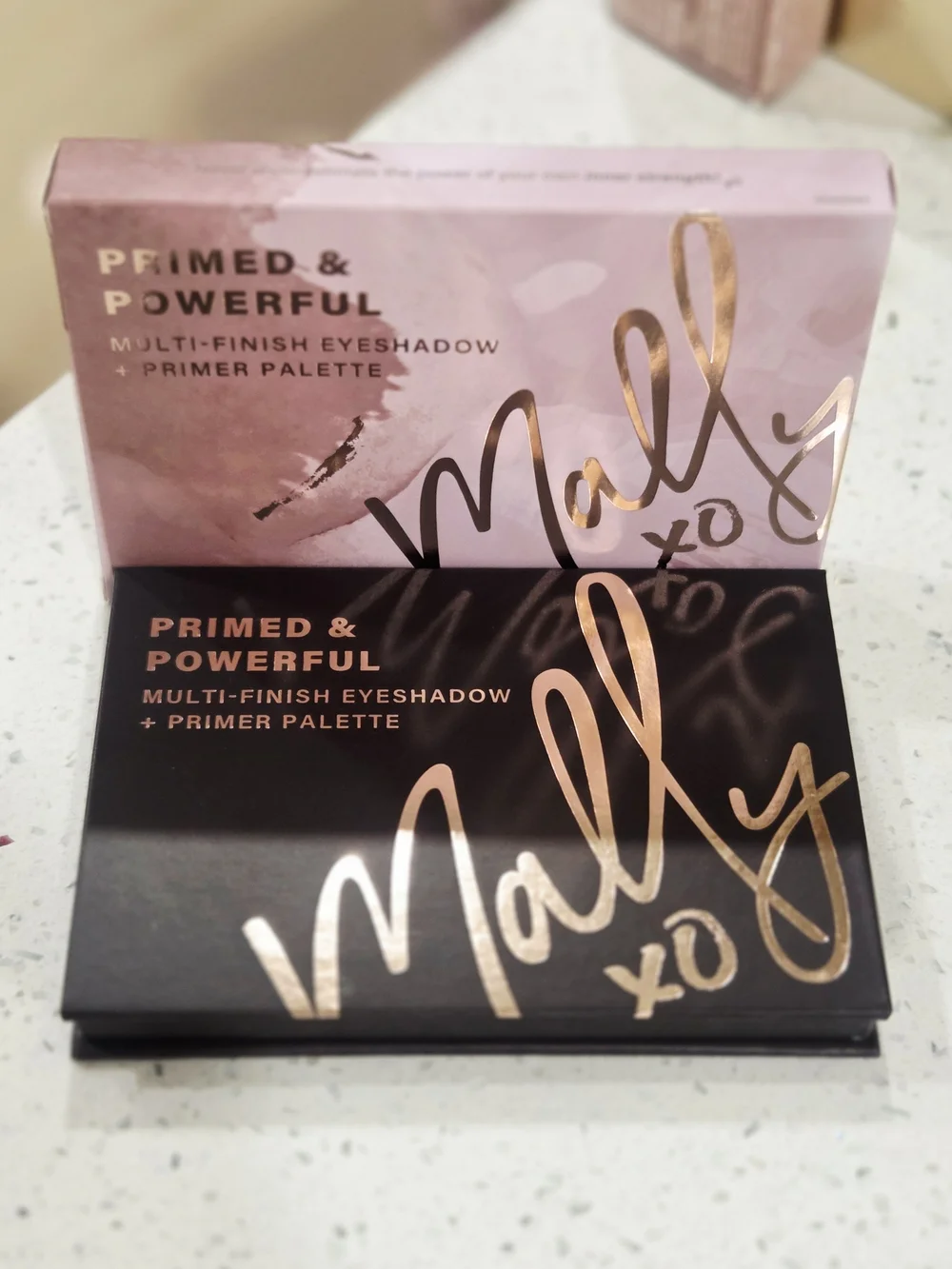 Mally Beauty XO Matte & Shimmer Eye Palette — Neutral Pink-Brown Shades